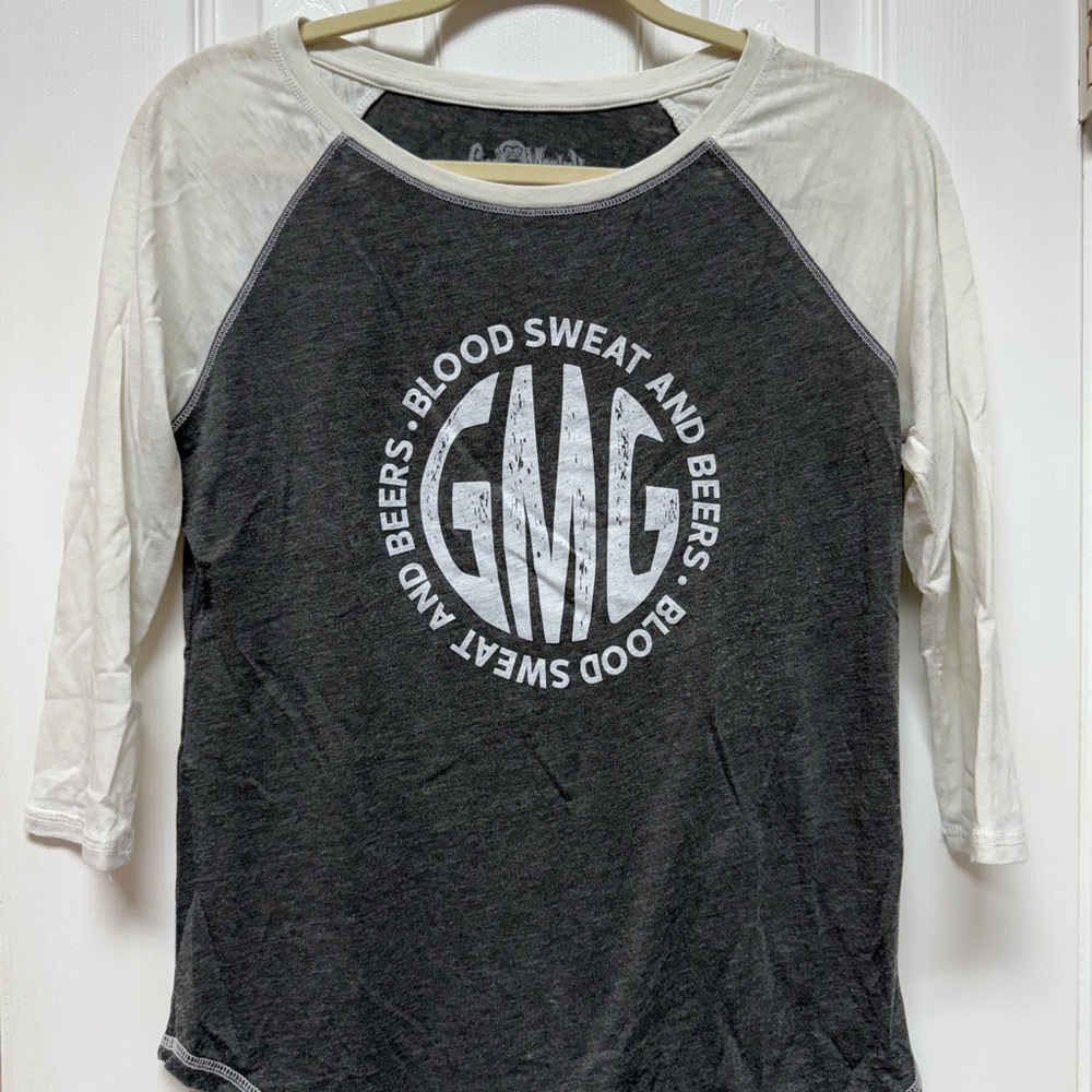 Gas Monkey Garage Charcoal and Cream Graphic Tee